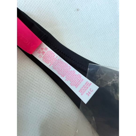 NWT Victoria’s Secret Molded Cup Underwire Strapless Swim Bikinis Top size 34C - Picture 5 of 6